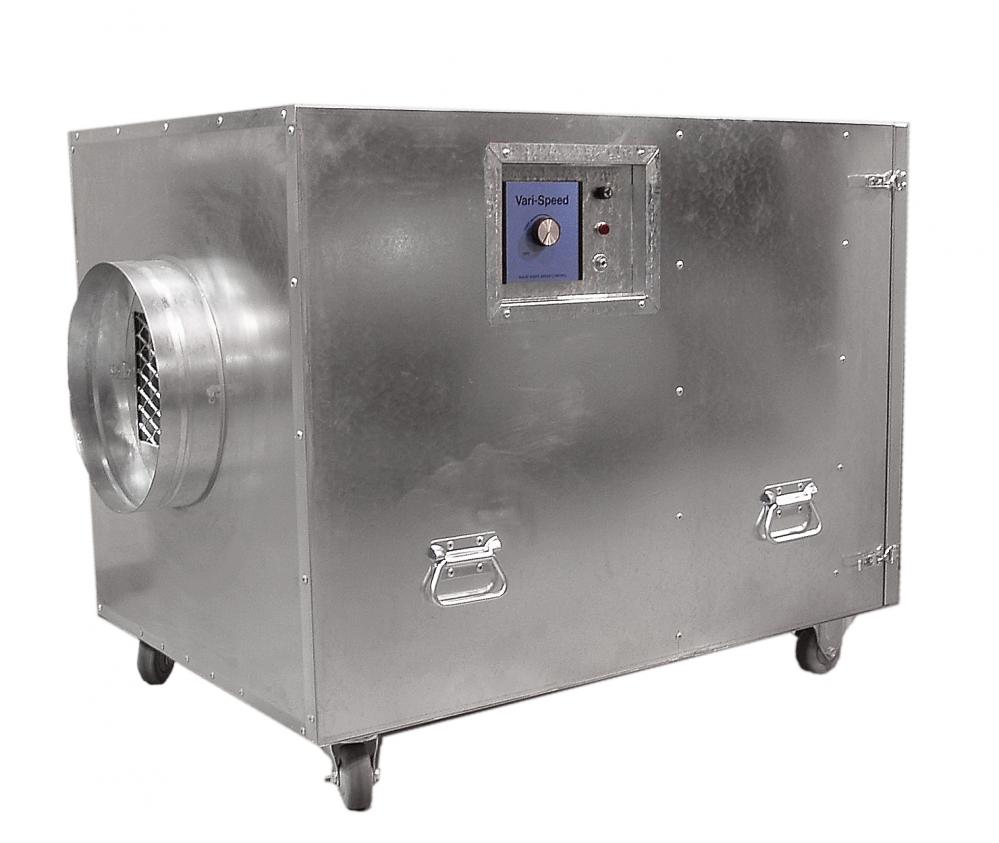 What is the best type of carbon to remove ammonia from the air? Does the unit come with the 100lbs of carbon?